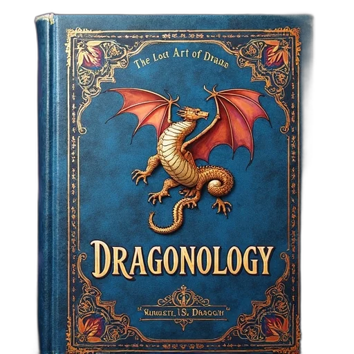 dragon, fantasy art, cover, book transparent PNG cut-out