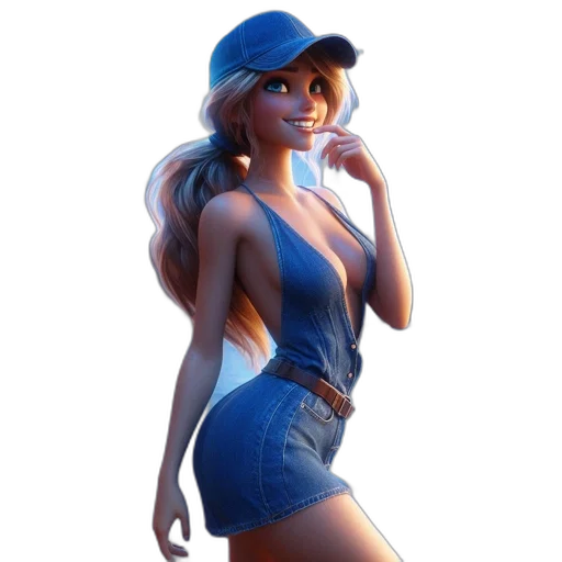 hat, dress, staff, jacket transparent PNG cut-out