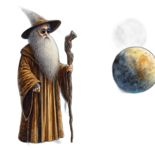 staff, hat, mask, dragon transparent PNG cut-out