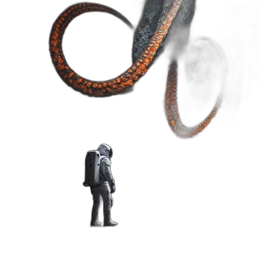 staff, creature, animal, dragon transparent PNG cut-out