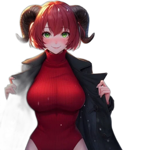 jacket, dress, staff, weapon transparent PNG cut-out