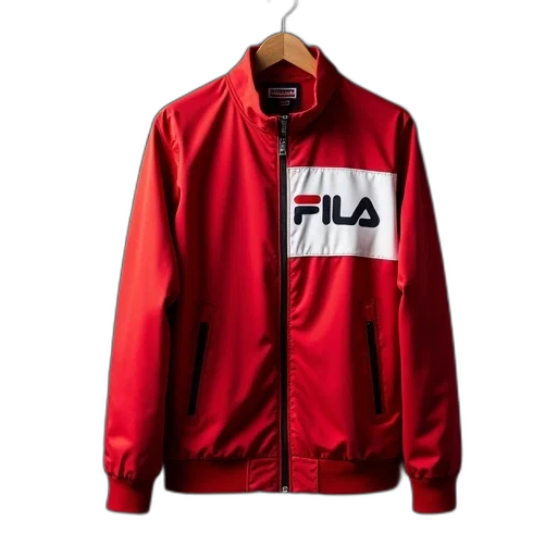 jacket, red, white, stripe transparent PNG cut-out