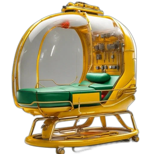 robot, furniture, 3d render, concept art transparent PNG cut-out