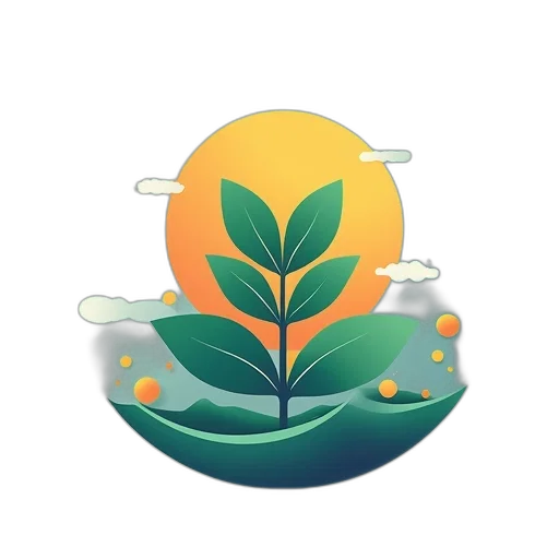 flower, concept art, pixel art, 3d render transparent PNG cut-out