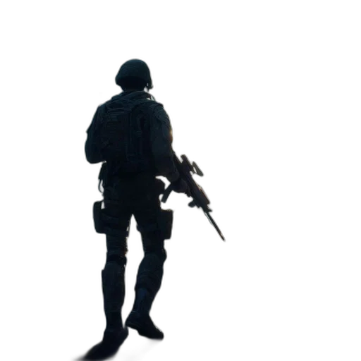 weapon, staff, robot, jacket transparent PNG cut-out