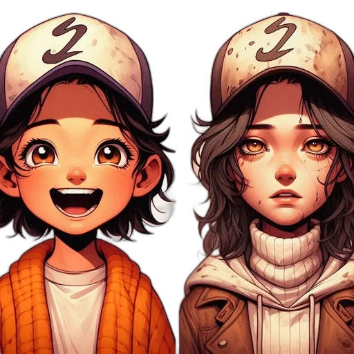 face, comic book art, concept art, anime transparent PNG cut-out
