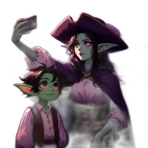 staff, hat, concept art, fantasy art transparent PNG cut-out