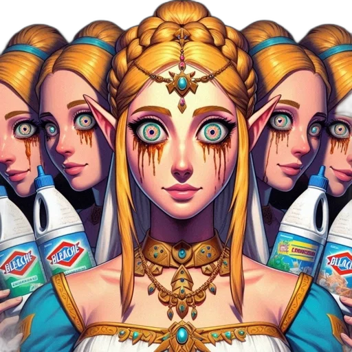 face, mask, crown, fantasy art transparent PNG cut-out