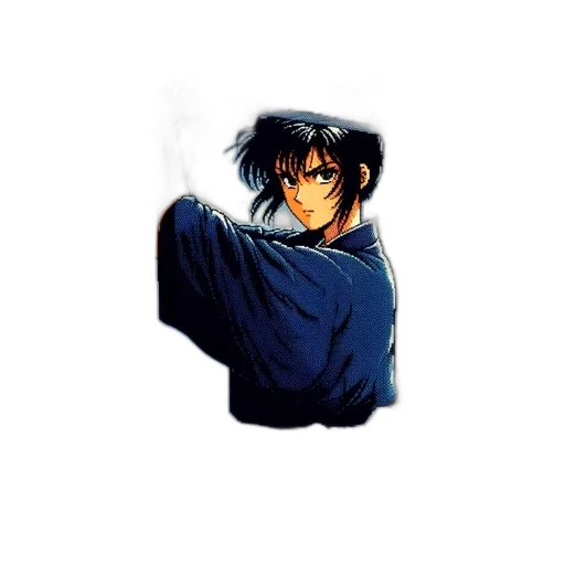 jacket, dragon, weapon, sword transparent PNG cut-out