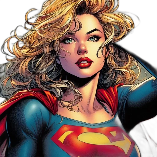 comic book art, concept art, cartoon, photorealistic transparent PNG cut-out