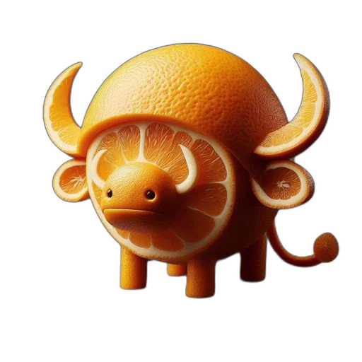 mask, animal, food, 3d render transparent PNG cut-out