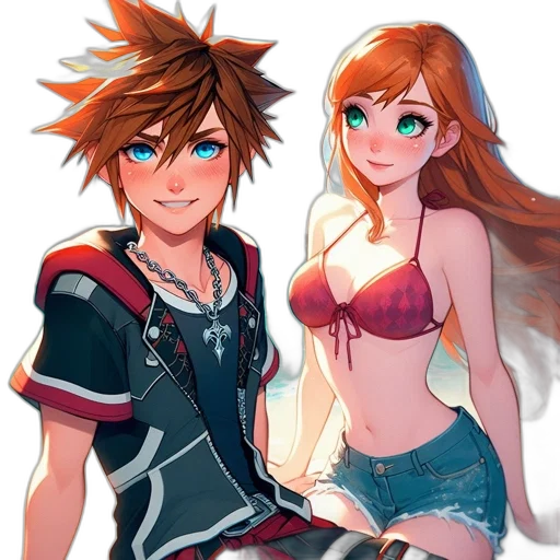 anime, concept art, pixel art, cartoon transparent PNG cut-out