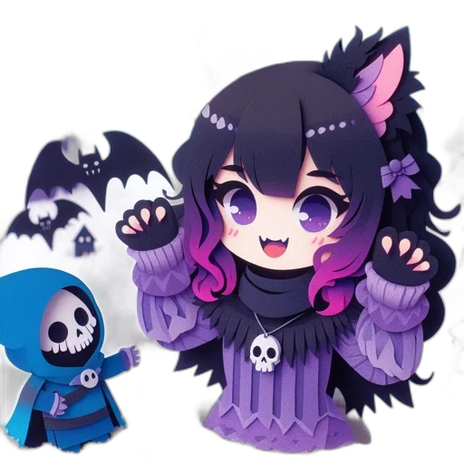 creature, pixel art, anime, concept art transparent PNG cut-out