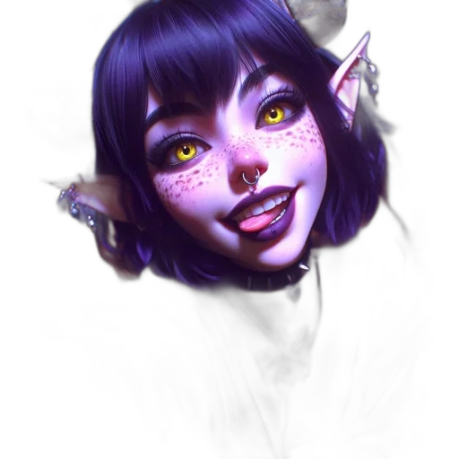 face, creature, staff, mask transparent PNG cut-out