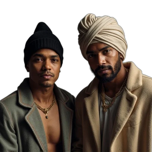 hat, jacket, rappers, emi transparent PNG cut-out
