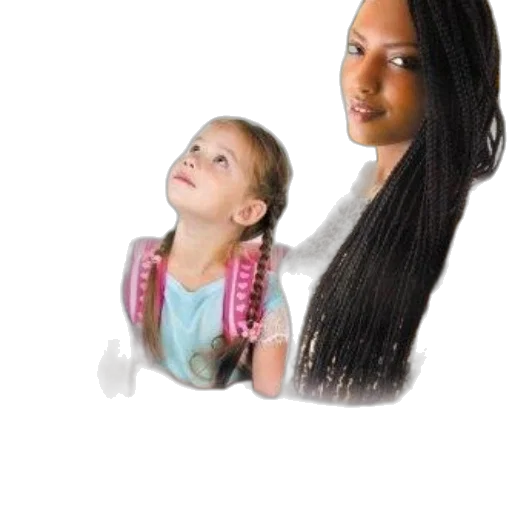 hair, jewelry, staff, photorealistic transparent PNG cut-out
