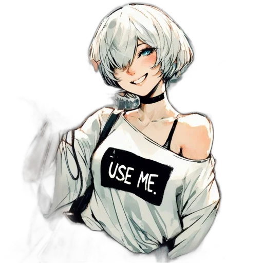 jacket, dress, weapon, face transparent PNG cut-out