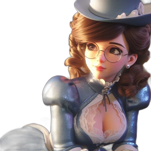 staff, hat, crown, robot transparent PNG cut-out
