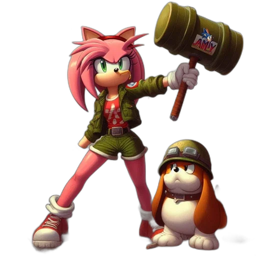 weapon, staff, animal, hat transparent PNG cut-out