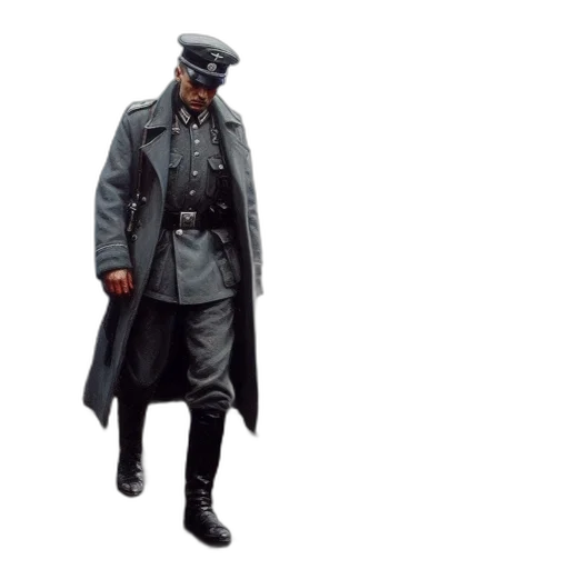 jacket, staff, hat, concept art transparent PNG cut-out