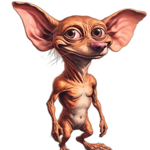creature, animal, staff, face transparent PNG cut-out