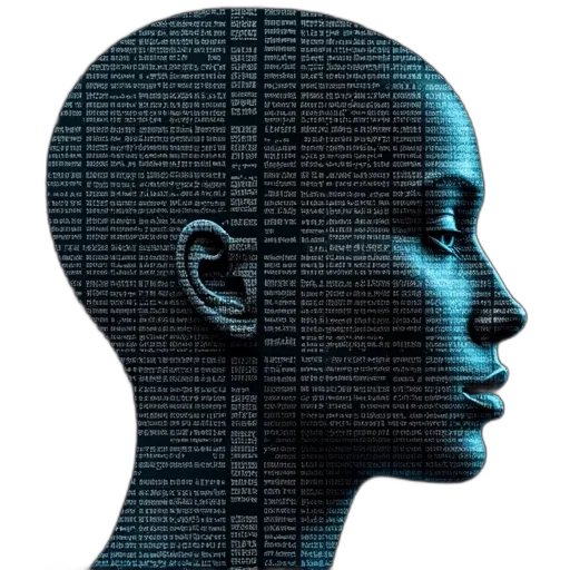 robot, face, mask, cyberpunk transparent PNG cut-out