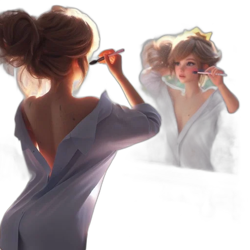 dress, concept art, photorealistic, watercolor transparent PNG cut-out