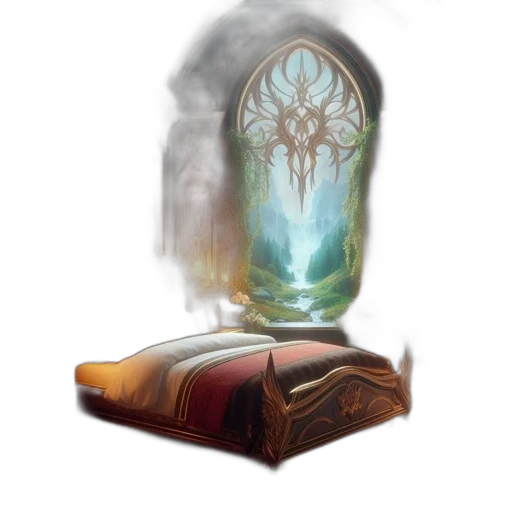 furniture, crown, staff, mask transparent PNG cut-out