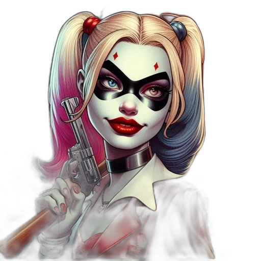 comic book art, concept art, cartoon, pixel art transparent PNG cut-out