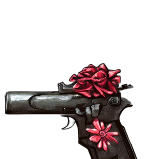 weapon, flower, staff, pixel art transparent PNG cut-out