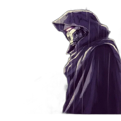 mask, jacket, face, robot transparent PNG cut-out