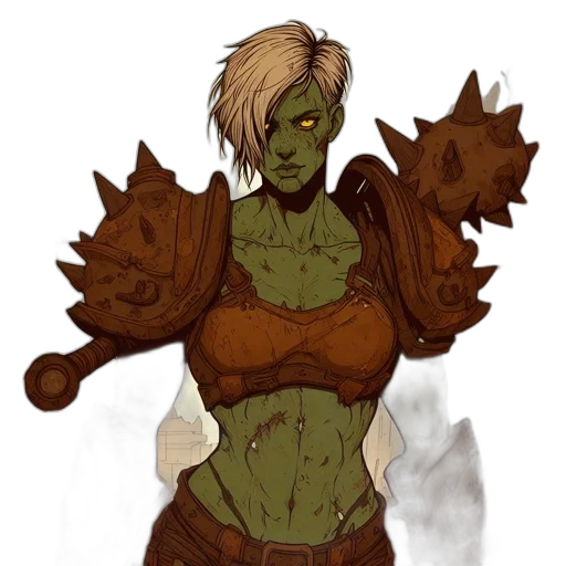 concept art, fantasy art, comic book art, pixel art transparent PNG cut-out