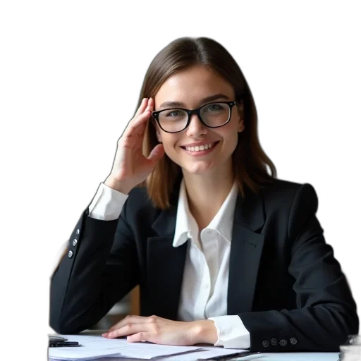 staff, face, jacket, jewelry transparent PNG cut-out