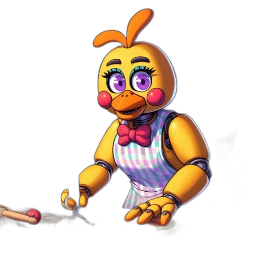 robot, food, staff, creature transparent PNG cut-out