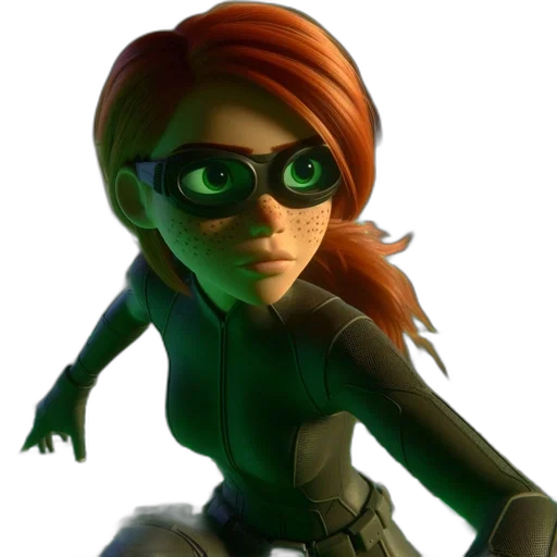 concept art, 3d render, comic book art, cartoon transparent PNG cut-out