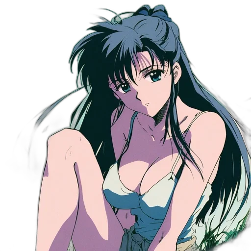 anime, vaporwave, cartoon, concept art transparent PNG cut-out