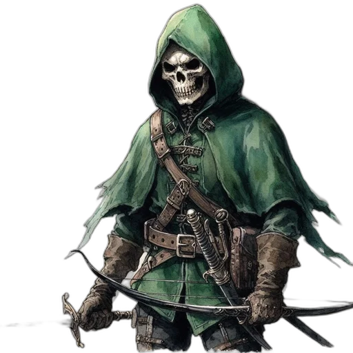 staff, mask, jacket, weapon transparent PNG cut-out