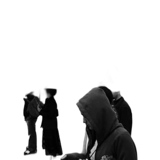 jacket, staff, hat, mask transparent PNG cut-out