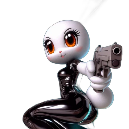 robot, weapon, staff, animal transparent PNG cut-out