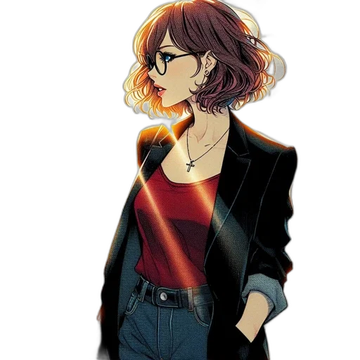 jacket, staff, dress, jewelry transparent PNG cut-out