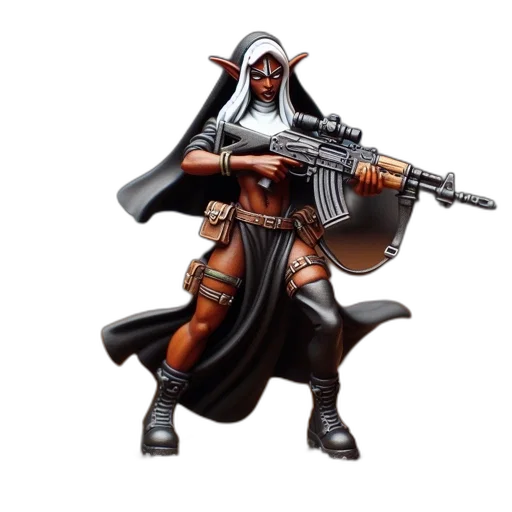 weapon, concept art, 3d render, fantasy art transparent PNG cut-out