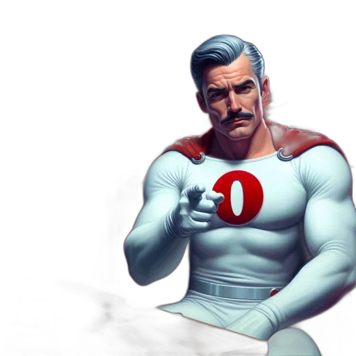 comic book art, concept art, 3d render, photorealistic transparent PNG cut-out