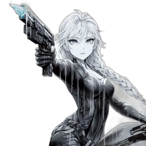 weapon, sword, comic book art, concept art transparent PNG cut-out