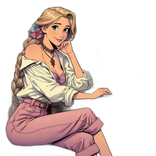 dress, staff, jewelry, flower transparent PNG cut-out