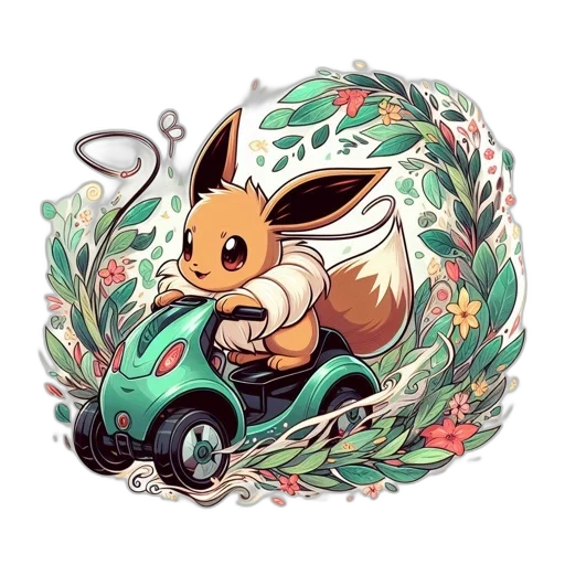 car, concept art, fantasy art, pixel art transparent PNG cut-out