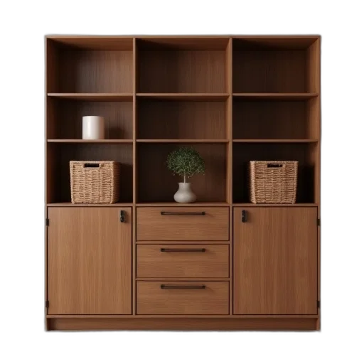 furniture, 3d render, photorealistic, earth tones transparent PNG cut-out