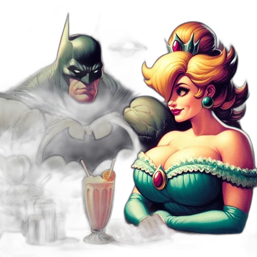 comic book art, concept art, fantasy art, pixel art transparent PNG cut-out