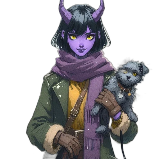staff, jacket, concept art, fantasy art transparent PNG cut-out