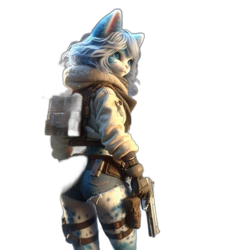 staff, weapon, animal, jacket transparent PNG cut-out