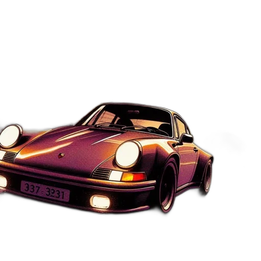 car, photorealistic, concept art, 3d render transparent PNG cut-out